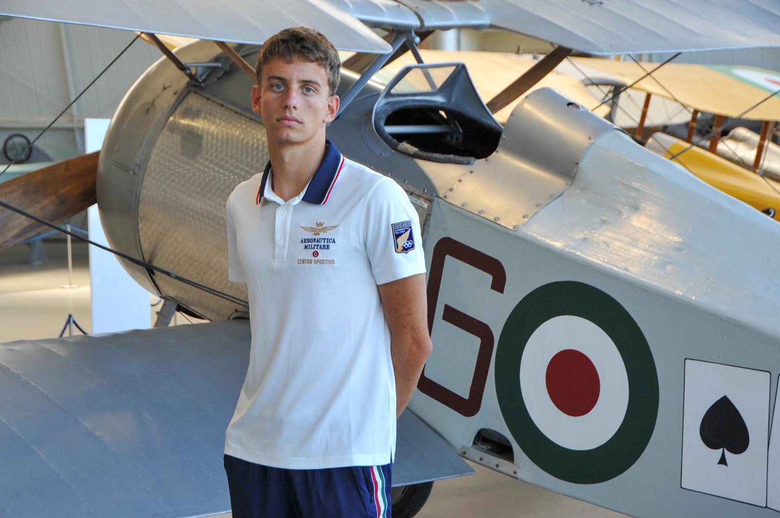 Il Centro Sportivo dell'Aeronautica Militare arruola Matteo Bovenzi...