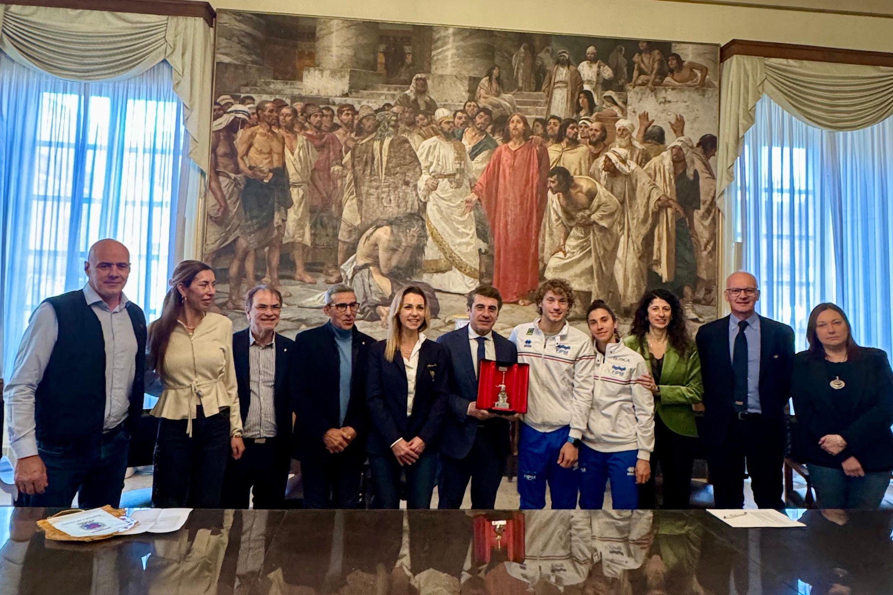 Presentato al Comune di Catania il raduno della Nazionale Azzurra...