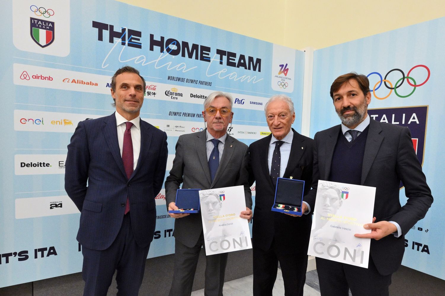 Stella d'Oro al Merito Sportivo al Presidente della Fipm Gabriele Vescio...