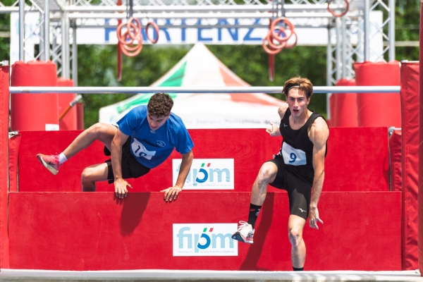 Gozzoli Matteo JuniorAgon A.S.D., Vari Emanuele JuniorA.S.D. ATHLION ROMA OstacoliCAMPIONATO ITALIANO ASSOLUTO di ODMaschile e FemminileMontelibretti 9-10 maggio 2026Foto D. Montano / DBM - Deepbluemedia