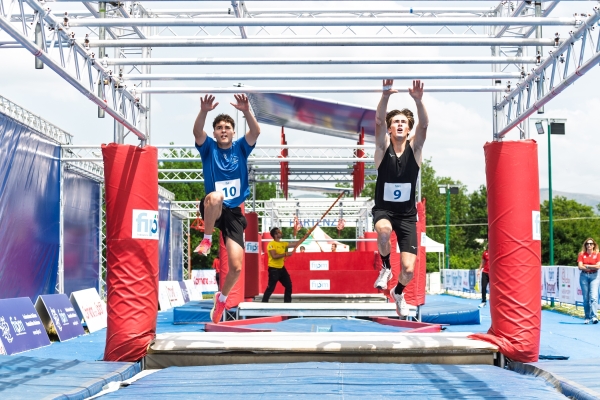 Gozzoli Matteo JuniorAgon A.S.D., Vari Emanuele JuniorA.S.D. ATHLION ROMA OstacoliCAMPIONATO ITALIANO ASSOLUTO di ODMaschile e FemminileMontelibretti 9-10 maggio 2026Foto D. Montano / DBM - Deepbluemedia