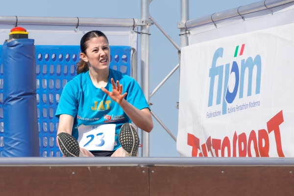 Annachiara Allara - A.S.D. JUNIOR ASTI Ostacoli
CAMPIONATO ITALIANO JUNIOR PENTATHLON MODERNO
Maschile e Femminile
Roma – Montelibretti 17-19 aprile 2026
Foto D. Montano / DBM - Deepbluemedia