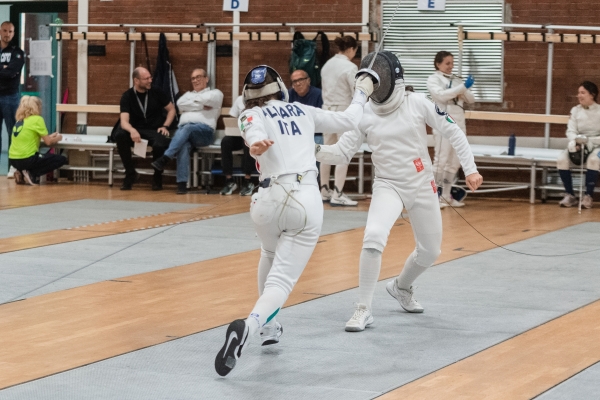 Annachiara Allara - A.S.D. JUNIOR ASTI Sara Beggio - A.S.D. P.M. TORINO compete in  Scherma– Ranking Round
CAMPIONATO ITALIANO JUNIOR PENTATHLON MODERNO
Maschile e Femminile
Roma – Montelibretti 17-19 aprile 2026
Foto D. Montano / DBM - Deepbluemedia