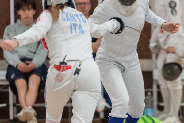 Alessia Canto - A.S.D. AVIA PERVIA Valentina Ibba - A.S.D. AVIA PERVIA compete in  Scherma– Ranking Round
CAMPIONATO ITALIANO JUNIOR PENTATHLON MODERNO
Maschile e Femminile
Roma – Montelibretti 17-19 aprile 2026
Foto D. Montano / DBM - Deepbluemedia