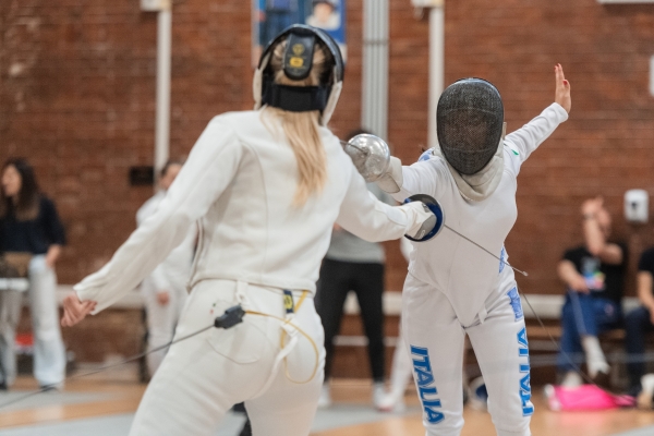Ginevra Cassone - A.S.D. AREA 51 Carolina Bartolucci - A.S.D. FLAMINIO P.M. compete in  Scherma– Ranking Round
CAMPIONATO ITALIANO JUNIOR PENTATHLON MODERNO
Maschile e Femminile
Roma – Montelibretti 17-19 aprile 2026
Foto D. Montano / DBM - Deepbluemedia