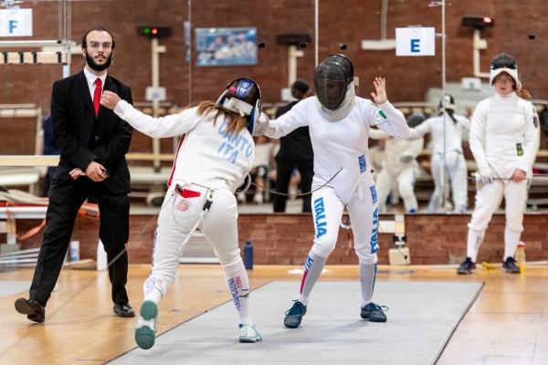 Alessia Canto - A.S.D. AVIA PERVIA Ginevra Cassone - A.S.D. AREA 51 in gara nei Scherma– Ranking Round
CAMPIONATO ITALIANO JUNIOR PENTATHLON MODERNO
Maschile e Femminile
Roma – Montelibretti 17-19 aprile 2026
Foto D. Montano / DBM - Deepbluemedia