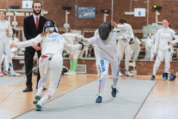 Alessia Canto - A.S.D. AVIA PERVIA, Ginevra Cassone - A.S.D. AREA 51 compete in  Scherma– Ranking Round
CAMPIONATO ITALIANO JUNIOR PENTATHLON MODERNO
Maschile e Femminile
Roma – Montelibretti 17-19 aprile 2026
Foto D. Montano / DBM - Deepbluemedia