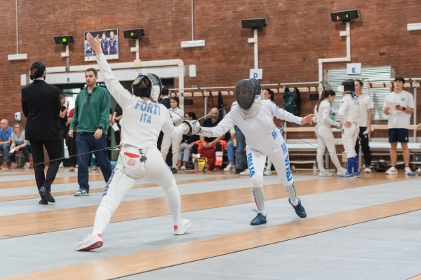 Ginevra Cassone - A.S.D. AREA 51 Sara Forti - A.S.D. PENTAFIANO compete in  Scherma– Ranking Round
CAMPIONATO ITALIANO JUNIOR PENTATHLON MODERNO
Maschile e Femminile
Roma – Montelibretti 17-19 aprile 2026
Foto D. Montano / DBM - Deepbluemedia