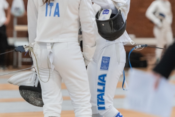 Ginevra Cassone - A.S.D. AREA 51 Sara Beggio - A.S.D. P.M. TORINO compete in  Scherma– Ranking Round
CAMPIONATO ITALIANO JUNIOR PENTATHLON MODERNO
Maschile e Femminile
Roma – Montelibretti 17-19 aprile 2026
Foto D. Montano / DBM - Deepbluemedia