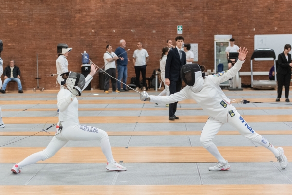 Teresa Gioia - C.S. AERONAUTICA compete in  Scherma– Ranking Round
CAMPIONATO ITALIANO JUNIOR PENTATHLON MODERNO
Maschile e Femminile
Roma – Montelibretti 17-19 aprile 2026
Foto D. Montano / DBM - Deepbluemedia