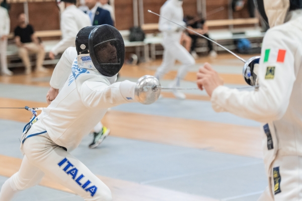 Matteo Bovenzi - C.S. AERONAUTICA Scherma– Ranking Round
CAMPIONATO ITALIANO JUNIOR PENTATHLON MODERNO
Maschile e Femminile
Roma – Montelibretti 17-19 aprile 2026
Foto D. Montano / DBM - Deepbluemedia