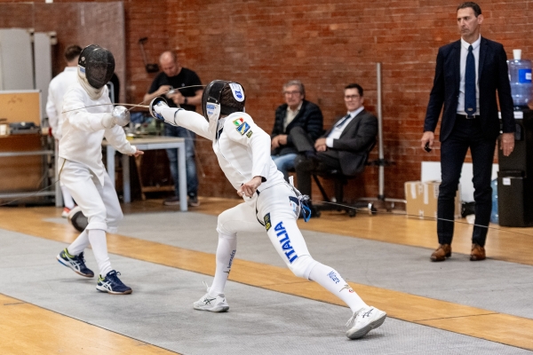 Matteo Bovenzi - C.S. AERONAUTICA in gara nei Scherma– Ranking Round
CAMPIONATO ITALIANO JUNIOR PENTATHLON MODERNO
Maschile e Femminile
Roma – Montelibretti 17-19 aprile 2026
Foto D. Montano / DBM - Deepbluemedia