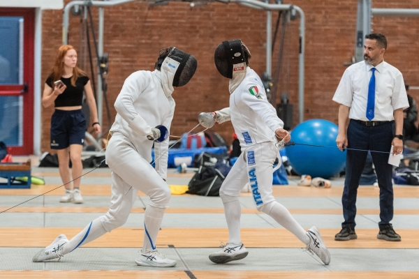 Denis Agavriloaie - CS Esercito Leonardo Caccia - G.S. FIAMME ORO Scherma– Ranking Round
CAMPIONATO ITALIANO JUNIOR PENTATHLON MODERNO
Maschile e Femminile
Roma – Montelibretti 17-19 aprile 2026
Foto D. Montano / DBM - Deepbluemedia