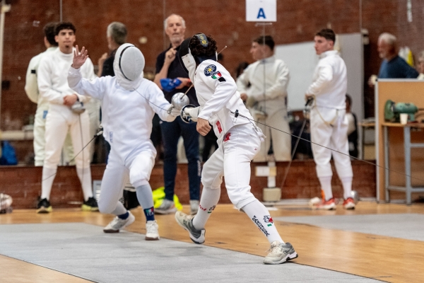 Matteo Beggio - A.S.D. P.M. TORINO in gara nei Scherma– Ranking Round
CAMPIONATO ITALIANO JUNIOR PENTATHLON MODERNO
Maschile e Femminile
Roma – Montelibretti 17-19 aprile 2026
Foto D. Montano / DBM - Deepbluemedia