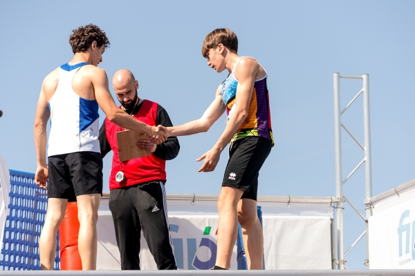Alessio Bertulli - A.S.D. ARCADIA, Alessandro Boero - A.S.D. JUNIOR ASTI, Matteo Beggio - A.S.D. P.M. TORINO Ostacoli
CAMPIONATO ITALIANO JUNIOR PENTATHLON MODERNO
Maschile e Femminile
Roma – Montelibretti 17-19 aprile 2026
Foto D. Montano / DBM - Deepbluemedia
