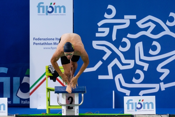 Matteo Bovenzi - C.S. AERONAUTICA in gara nei Nuoto
CAMPIONATO ITALIANO JUNIOR PENTATHLON MODERNO
Maschile e Femminile
Roma – Montelibretti 17-19 aprile 2026
Foto D. Montano / DBM - Deepbluemedia