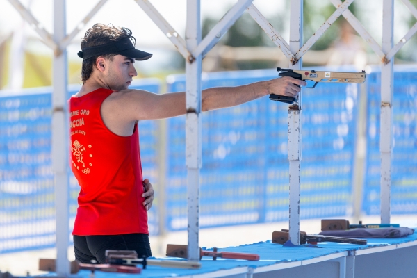 Leonardo Caccia - G.S. FIAMME ORO in gara nei Laser Run
CAMPIONATO ITALIANO JUNIOR PENTATHLON MODERNO
Maschile e Femminile
Roma – Montelibretti 17-19 aprile 2026
Foto D. Montano / DBM - Deepbluemedia